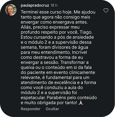 Depoimento de aluno 11